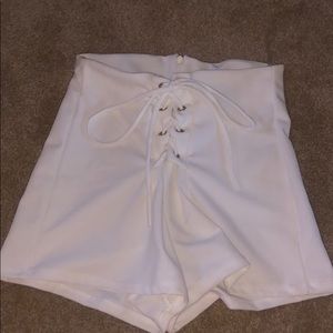 White Shorts